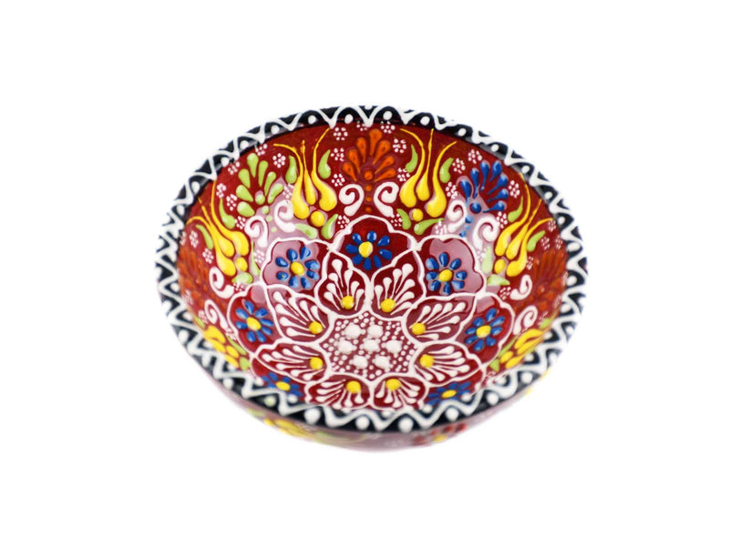 10 cm Turkish Bowls Dantel Nimet Collection Red Ceramic Sydney Grand Bazaar 9 