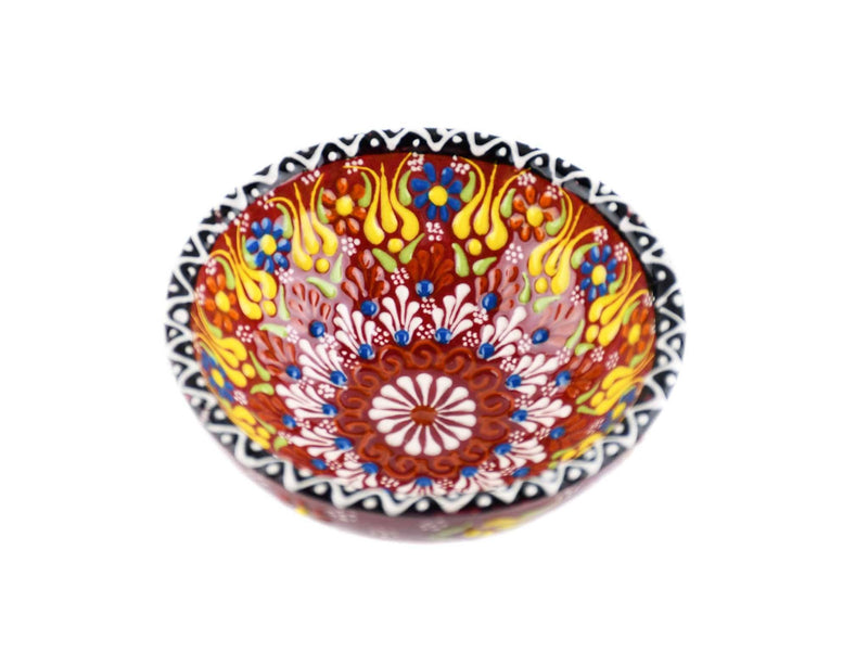 10 cm Turkish Bowls Dantel Nimet Collection Red Ceramic Sydney Grand Bazaar 4 