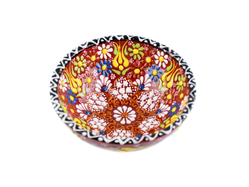 10 cm Turkish Bowls Dantel Nimet Collection Red Ceramic Sydney Grand Bazaar 8 
