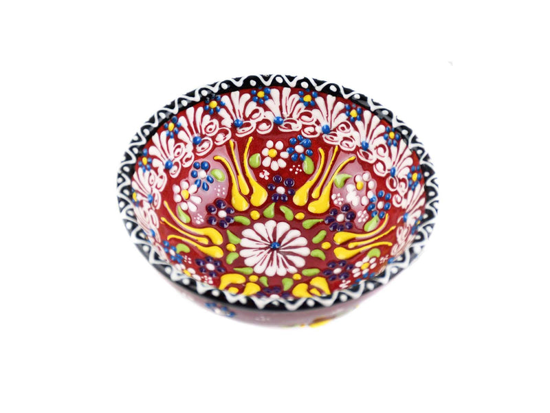 10 cm Turkish Bowls Dantel Nimet Collection Red Ceramic Sydney Grand Bazaar 2 
