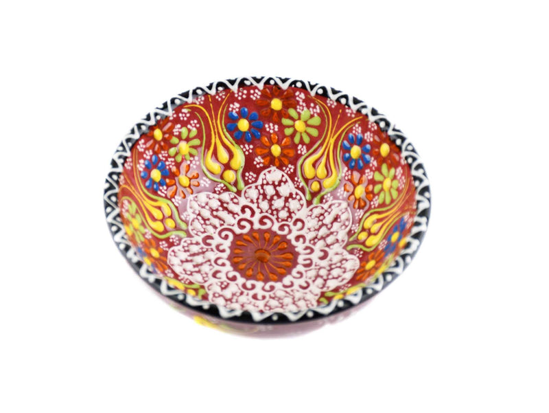 10 cm Turkish Bowls Dantel Nimet Collection Red Ceramic Sydney Grand Bazaar 6 