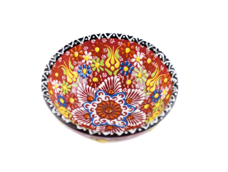 10 cm Turkish Bowls Dantel Nimet Collection Red Ceramic Sydney Grand Bazaar 7 