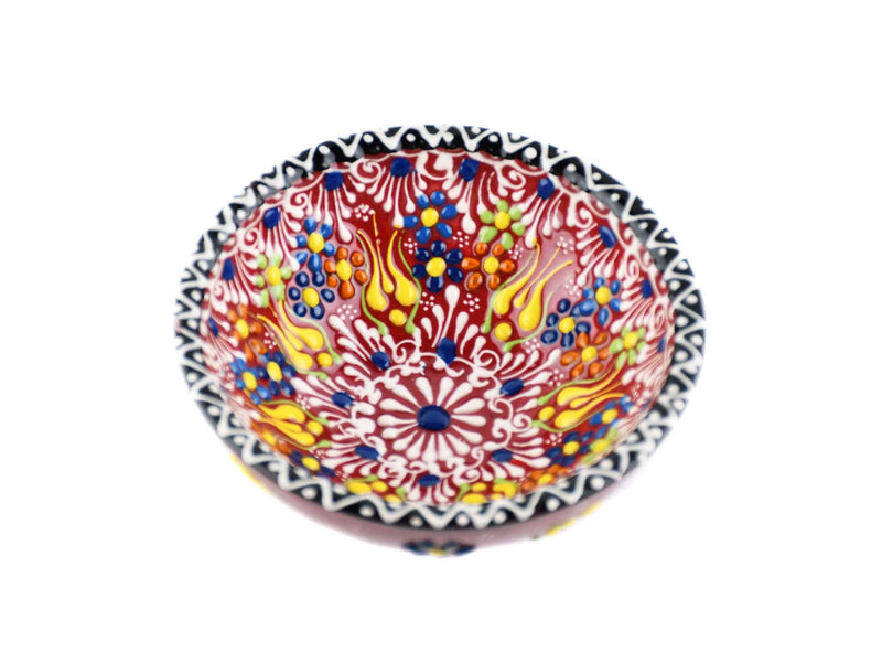10 cm Turkish Bowls Dantel Nimet Collection Red Ceramic Sydney Grand Bazaar 11 