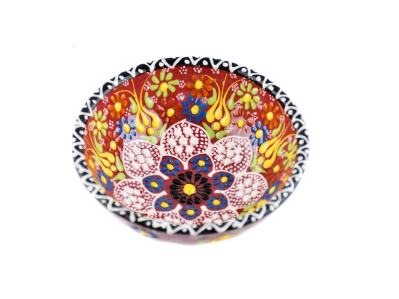 10 cm Turkish Bowls Dantel Nimet Collection Red Ceramic Sydney Grand Bazaar 13 