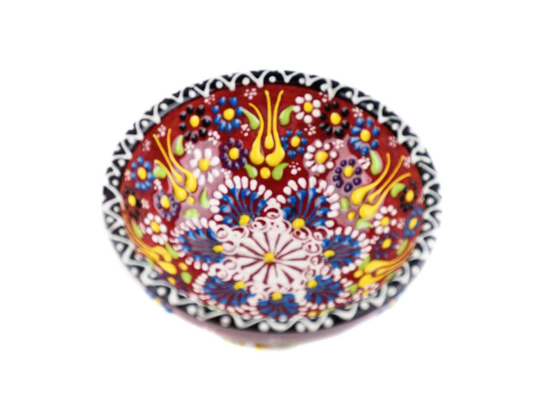 10 cm Turkish Bowls Dantel Nimet Collection Red Ceramic Sydney Grand Bazaar 1 