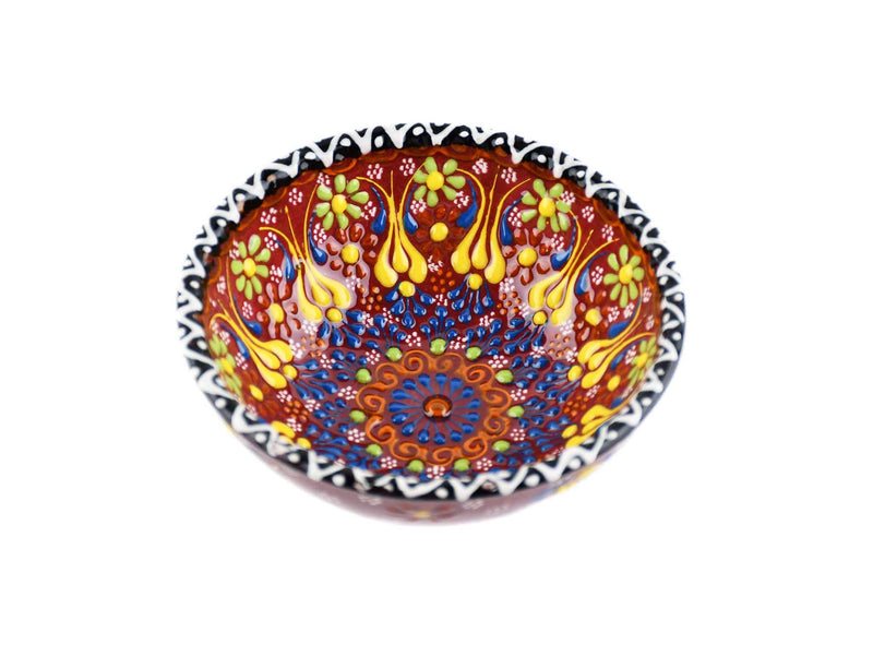 10 cm Turkish Bowls Dantel Nimet Collection Red Ceramic Sydney Grand Bazaar 15 