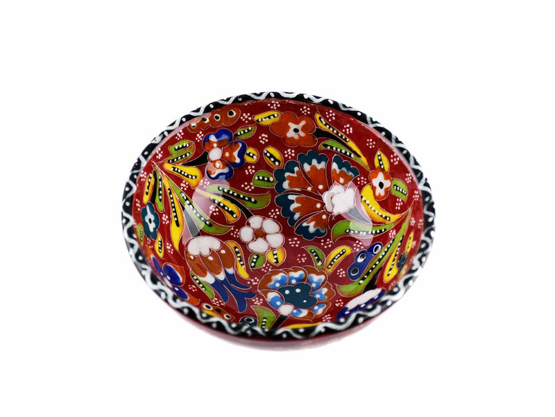 10 cm Turkish Bowls Flower Collection Burgundy Ceramic Sydney Grand Bazaar 2 