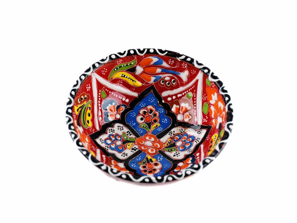 10 cm Turkish Bowls Flower Collection Burgundy Ceramic Sydney Grand Bazaar 4 