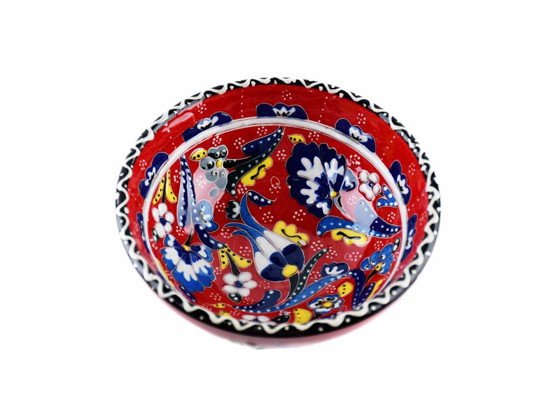 10 cm Turkish Bowls Flower Collection Red Ceramic Sydney Grand Bazaar 15 