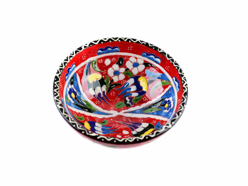 10 cm Turkish Bowls Flower Collection Red Ceramic Sydney Grand Bazaar 12 