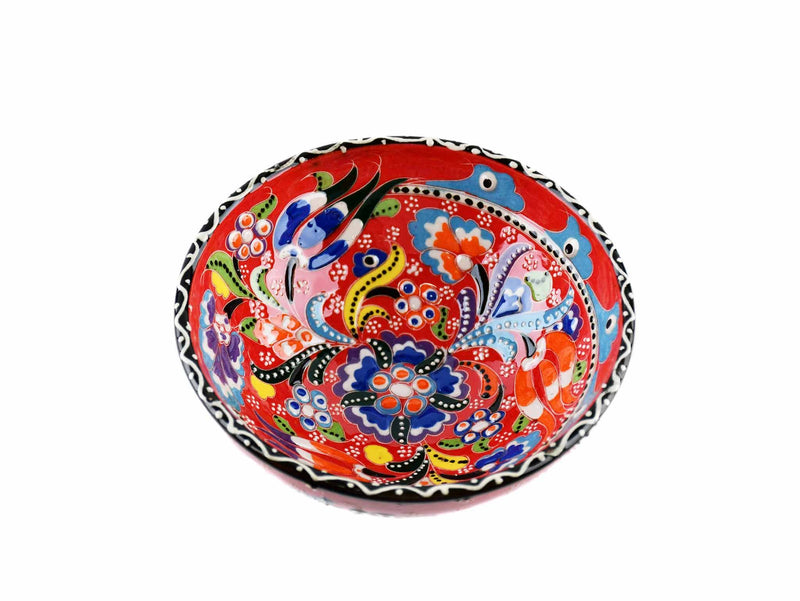 10 cm Turkish Bowls Flower Collection Red Ceramic Sydney Grand Bazaar 6 