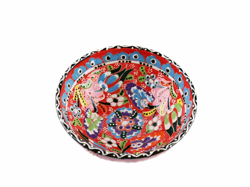 10 cm Turkish Bowls Flower Collection Red Ceramic Sydney Grand Bazaar 7 