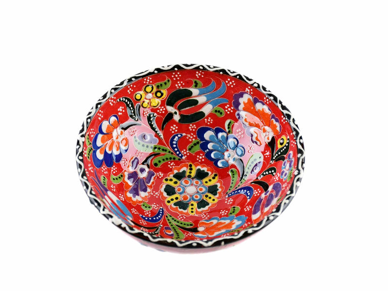 10 cm Turkish Bowls Flower Collection Red Ceramic Sydney Grand Bazaar 8 