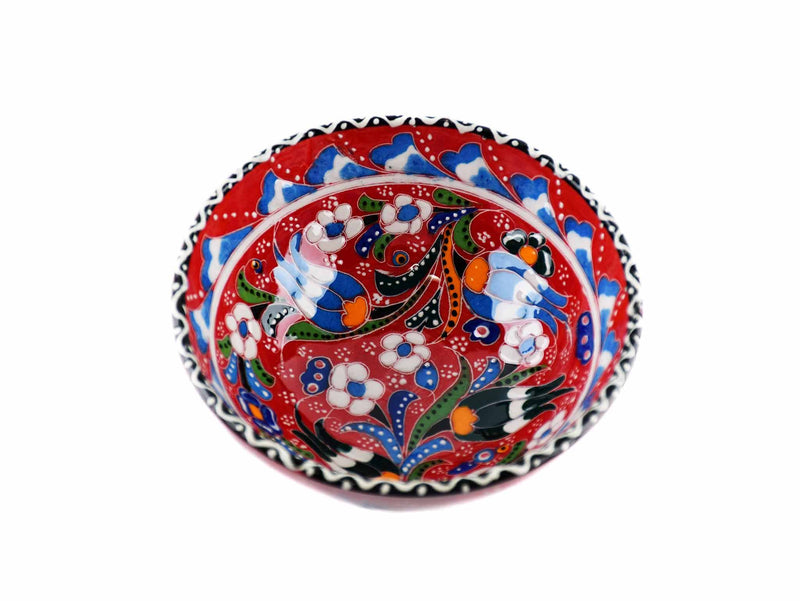 10 cm Turkish Bowls Flower Collection Red Ceramic Sydney Grand Bazaar 13 