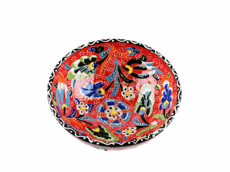 10 cm Turkish Bowls Flower Collection Red Ceramic Sydney Grand Bazaar 5 