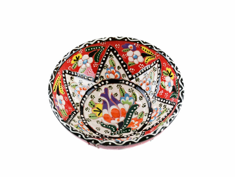 10 cm Turkish Bowls Flower Collection Red Ceramic Sydney Grand Bazaar 2 