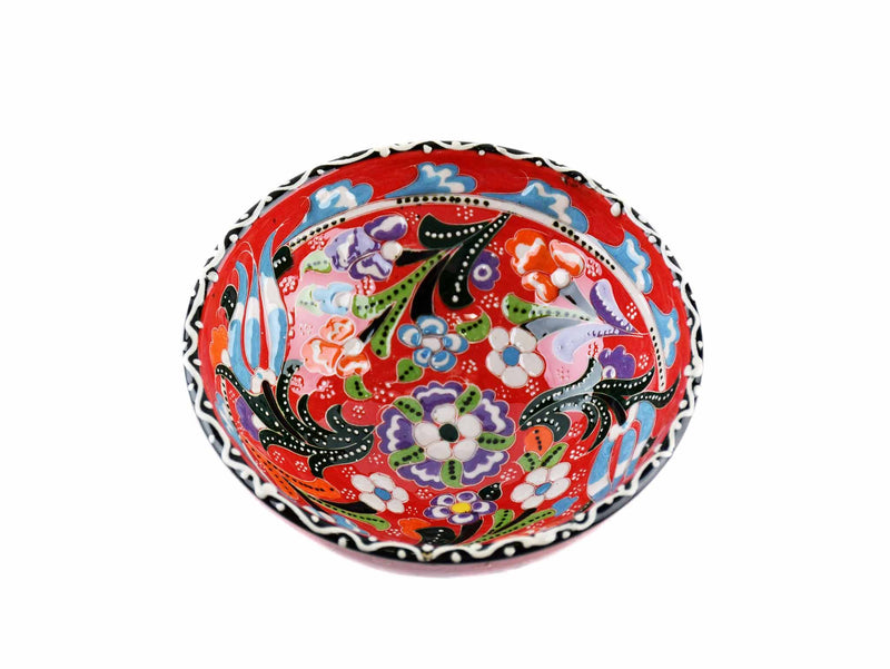 10 cm Turkish Bowls Flower Collection Red Ceramic Sydney Grand Bazaar 11 
