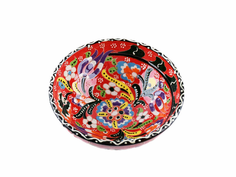 10 cm Turkish Bowls Flower Collection Red Ceramic Sydney Grand Bazaar 9 