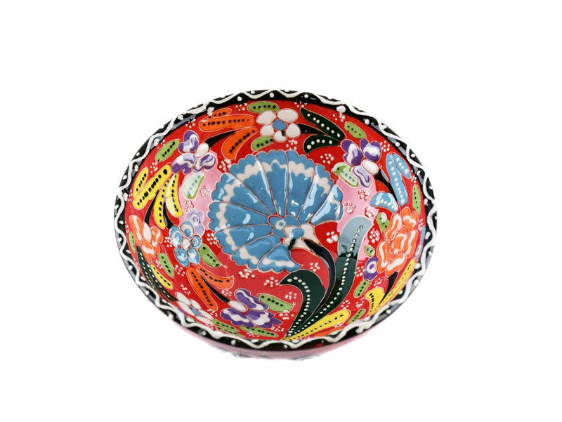 10 cm Turkish Bowls Flower Collection Red Ceramic Sydney Grand Bazaar 3 