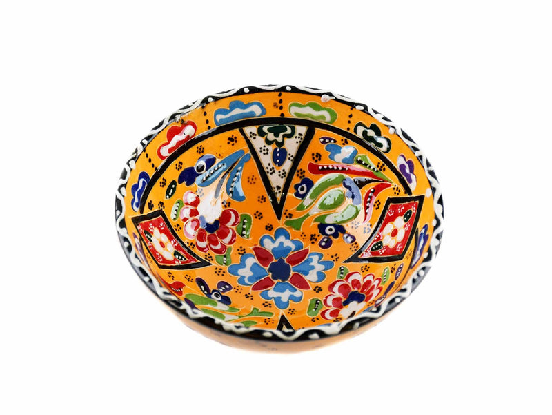10 cm Turkish Bowls Flower Collection Yellow Ceramic Sydney Grand Bazaar 12 