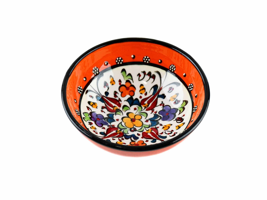10 cm Turkish Bowls Millennium Collection Orange Ceramic Sydney Grand Bazaar 