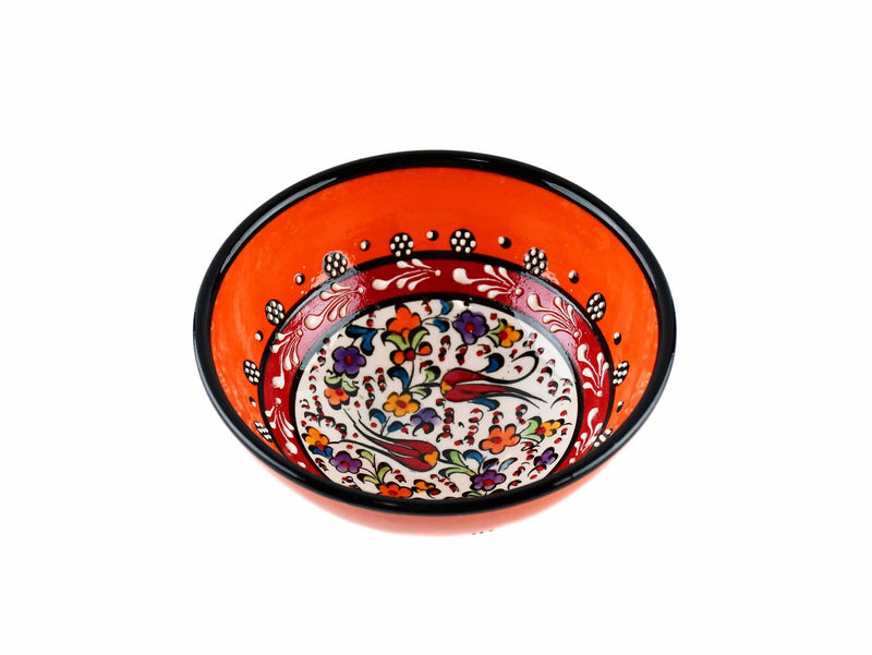 10 cm Turkish Bowls Millennium Collection Orange Ceramic Sydney Grand Bazaar 