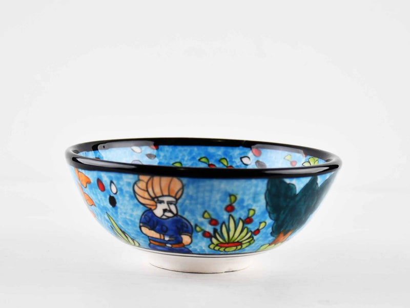 10 cm Turkish Bowls Ottoman Miniature Turquoise Ceramic Sydney Grand Bazaar 