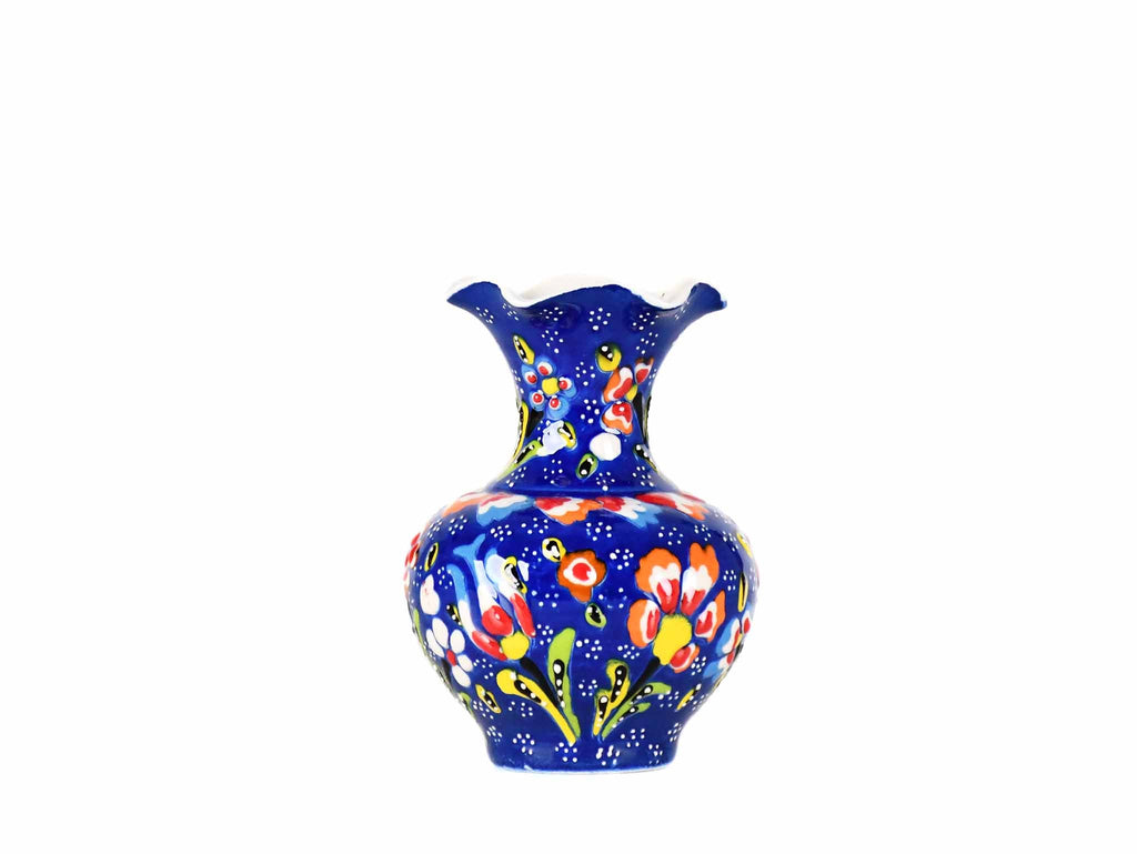 10 cm Turkish Ceramic Vase Flower Blue Ceramic Sydney Grand Bazaar Design 1 