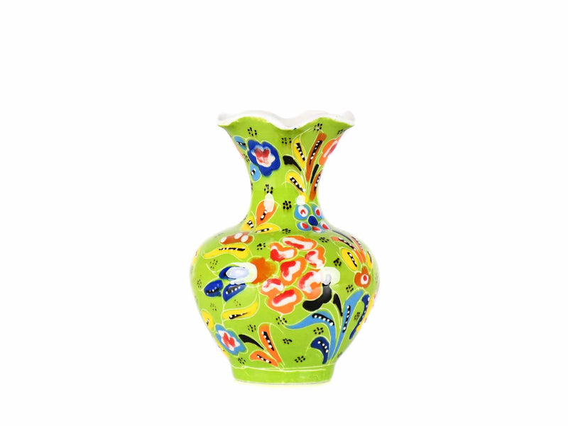 10 cm Turkish Ceramic Vase Flower Light Green Ceramic Sydney Grand Bazaar Design 2 