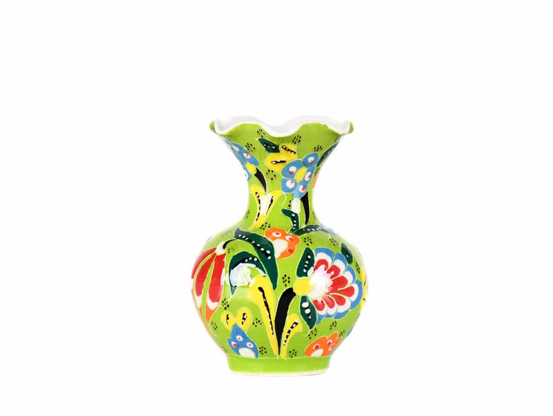 10 cm Turkish Ceramic Vase Flower Light Green Ceramic Sydney Grand Bazaar Design 3 