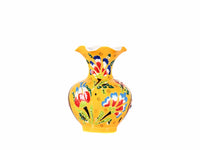 10 cm Turkish Ceramic Vase Flower Yellow Ceramic Sydney Grand Bazaar Design 1 