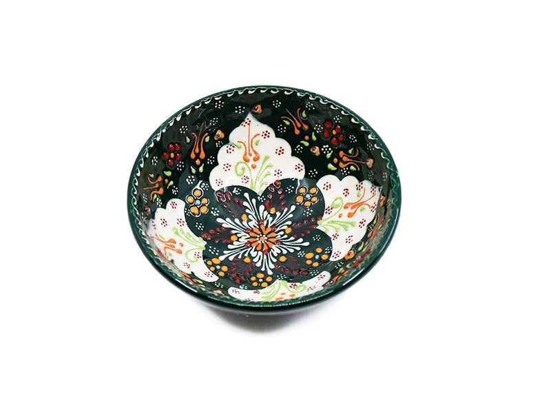 Turkish Ceramic Bowls Green Colour Handmade