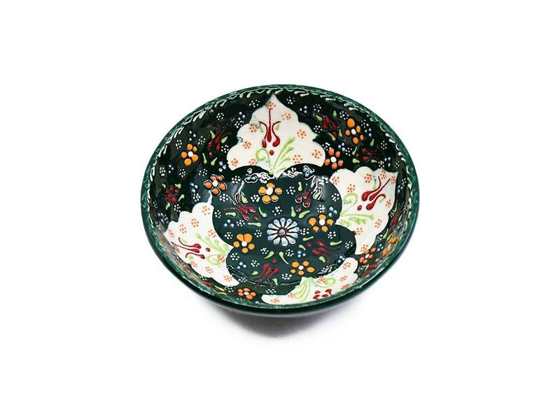 Turkish Ceramic Bowls Green Colour Handmade