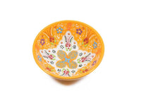 Handmade Turkish Ceramic Bowls Yellow Colour