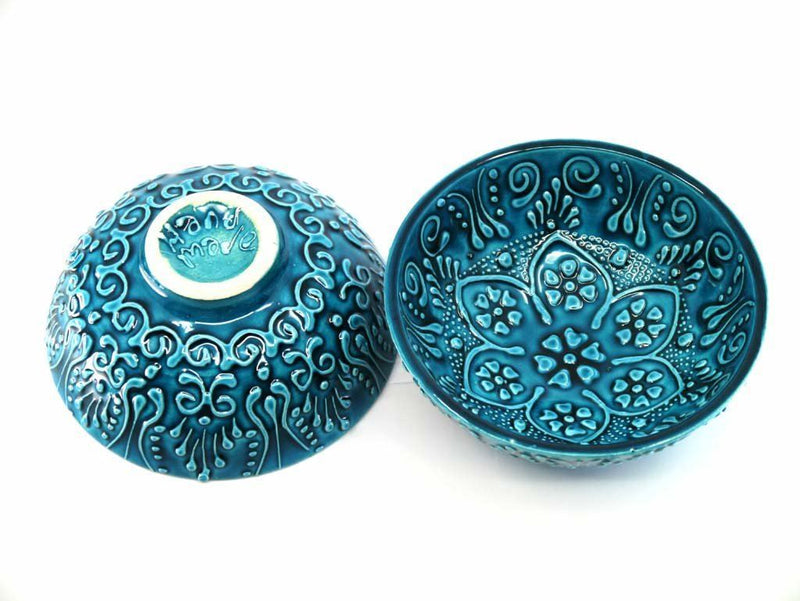 handmade Turkish bowls turquoise