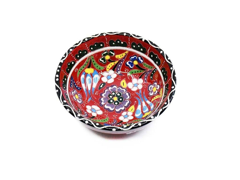 Turkish Bowls Flower Collection Red Colour