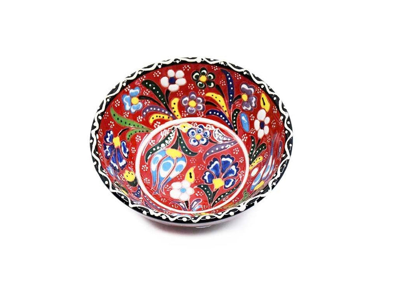 Turkish Bowls Flower Collection Red Colour