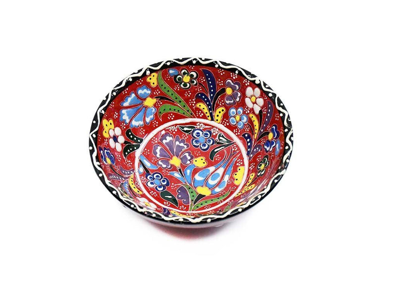 Turkish Bowls Flower Collection Red Colour