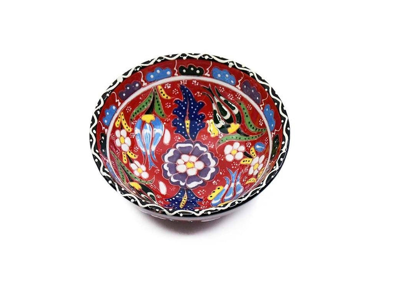 Turkish Bowls Flower Collection Red Colour