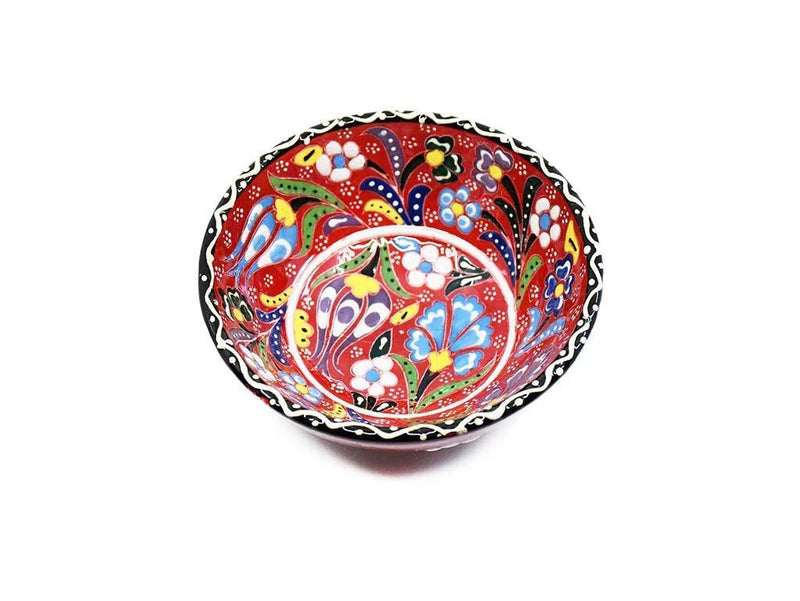 Turkish Bowls Flower Collection Red Colour