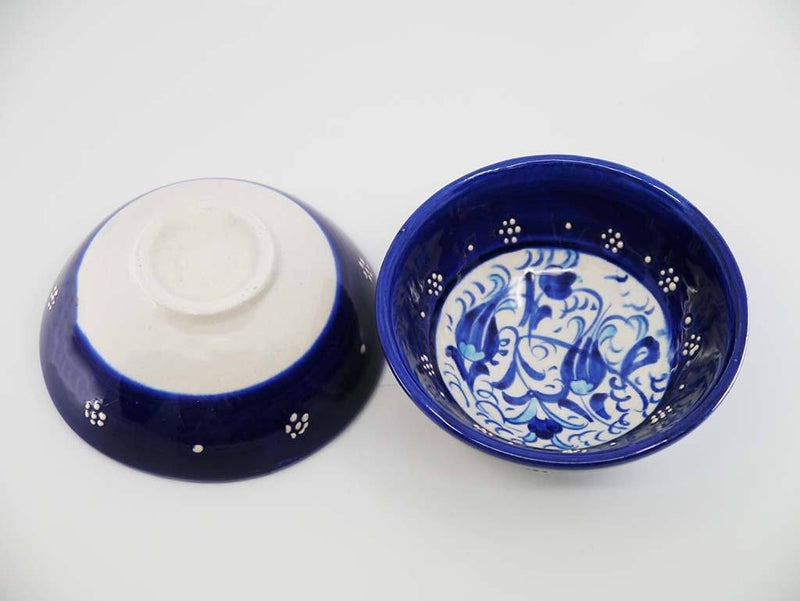 10 cm Turkish Bowls Millenium Collection Blue Back Side