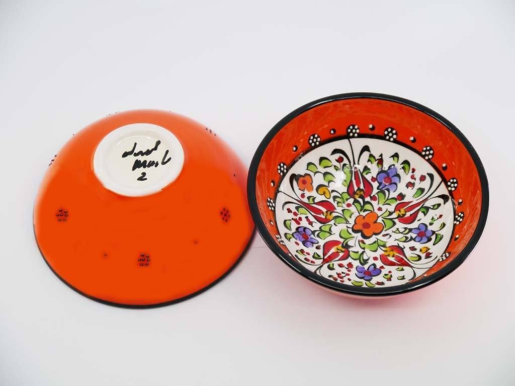 10 cm Turkish Bowls Millennium Collection Orange