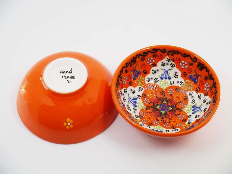 handmade Turkish  bowls orange