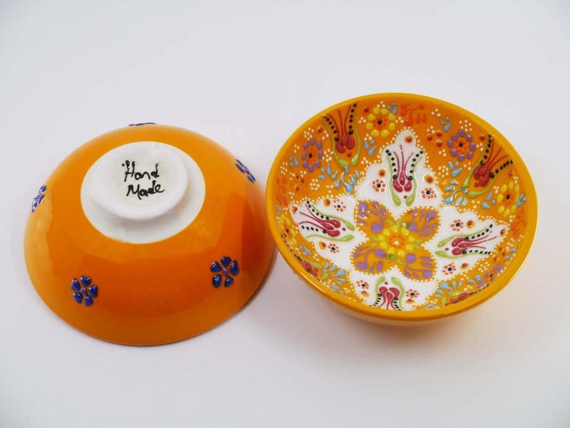 handmade Turkish bowls yellow