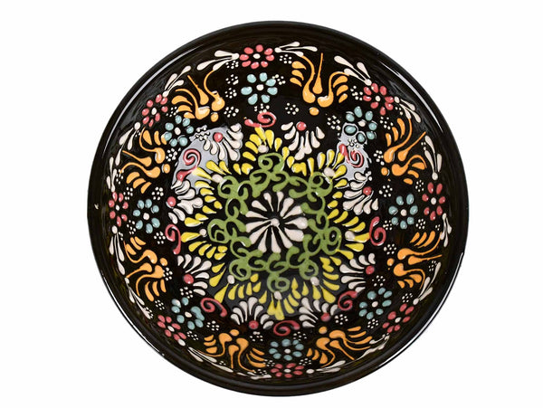 15 cm Turkish Bowls Dantel Collection Black Ceramic Sydney Grand Bazaar 1 