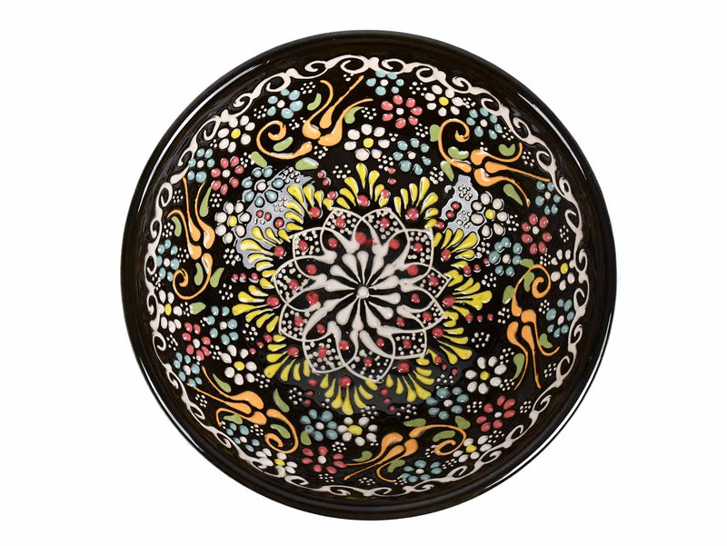 15 cm Turkish Bowls Dantel Collection Black Ceramic Sydney Grand Bazaar 5 