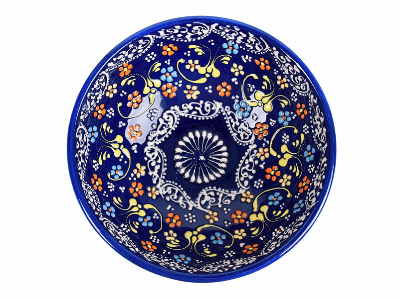 15 cm Turkish Bowls Dantel Collection Blue Ceramic Sydney Grand Bazaar 5 