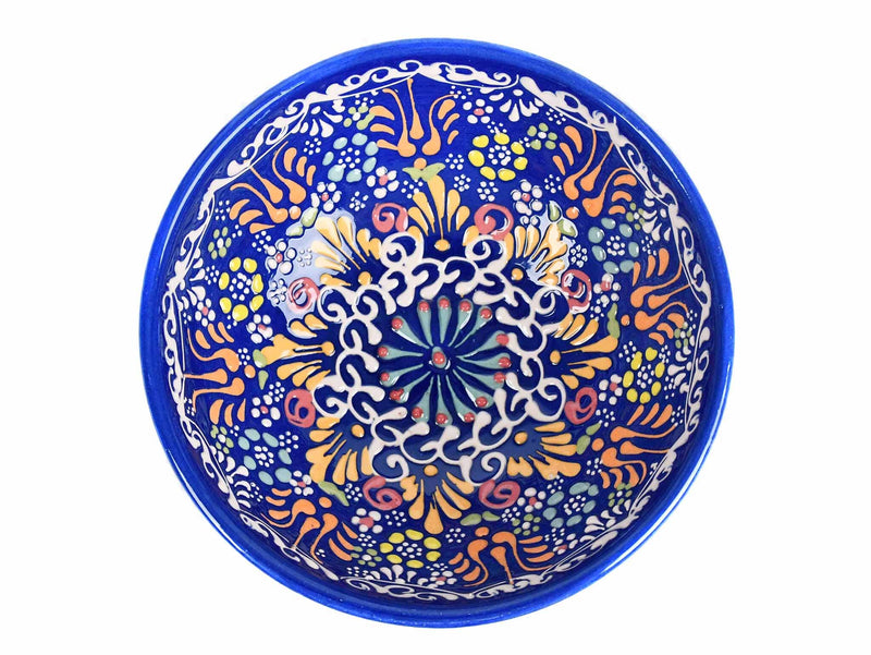 15 cm Turkish Bowls Dantel Collection Blue Ceramic Sydney Grand Bazaar 6 