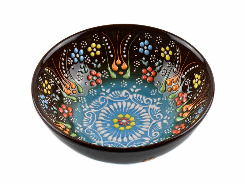15 cm Turkish Bowls Dantel Collection Brown Ceramic Sydney Grand Bazaar 3 