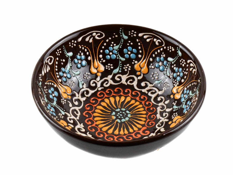 15 cm Turkish Bowls Dantel Collection Brown Ceramic Sydney Grand Bazaar 2 